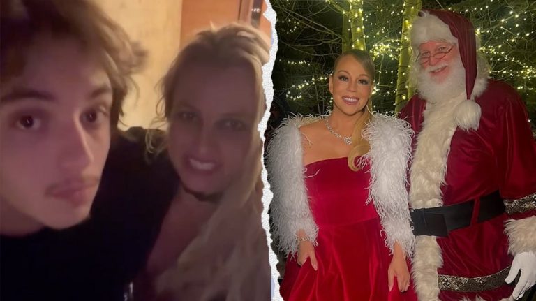 Britney Spears’ emotional Christmas reunion, Mariah Carey’s Santa moment top Hollywood’s holiday celebrations