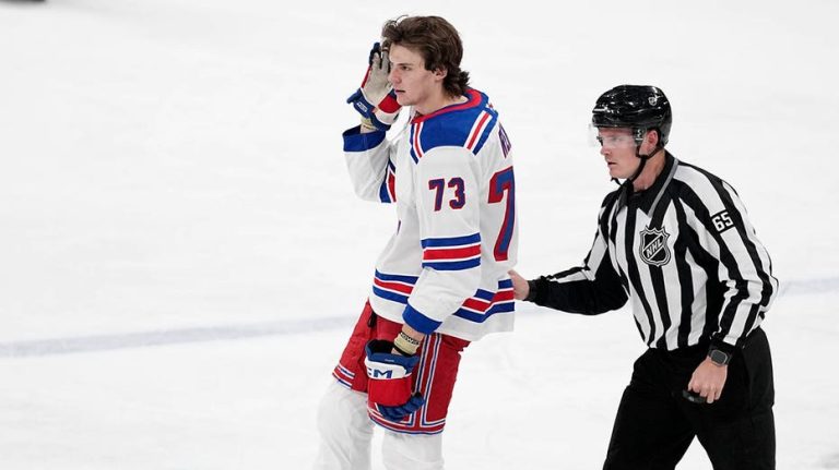 Rangers’ Matt Rempe suspended 8 games for hit on Stars player