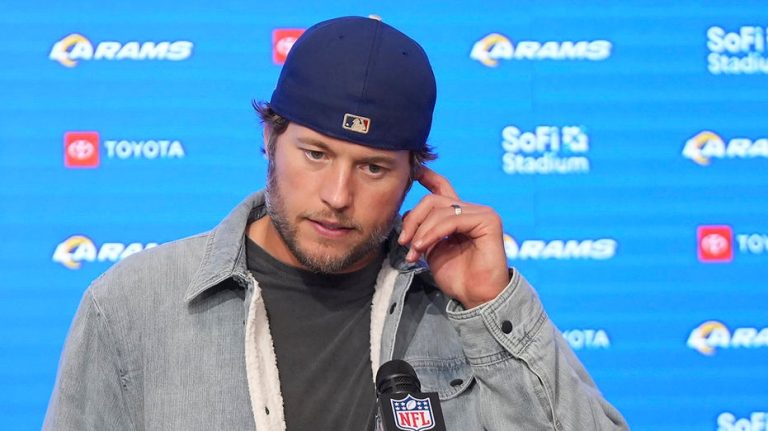 Matthew Stafford’s wife ponders husband’s retirement after Rams fall to Eagles: ‘Guess we will find out’