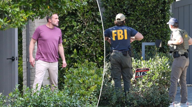 FBI seen at Ben Affleck’s LA home as they conduct activity surrounding Palisades fire