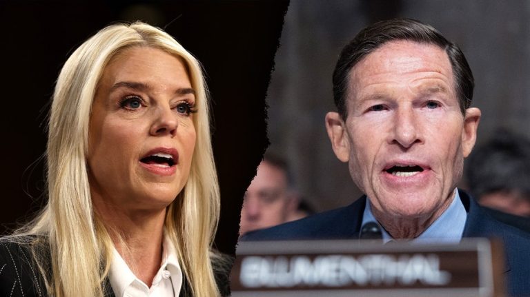 ‘Excuse me’: Bondi shuts down Dem senator’s questioning attacking another Trump nominee