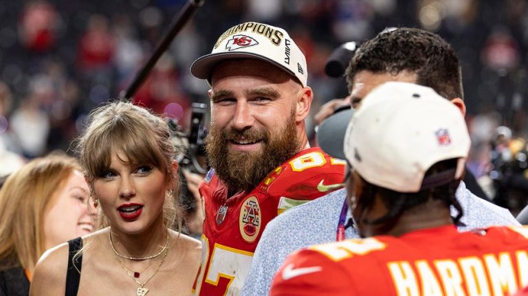 Travis Kelce, Taylor Swift highlighted year of NFL romances, growing football families