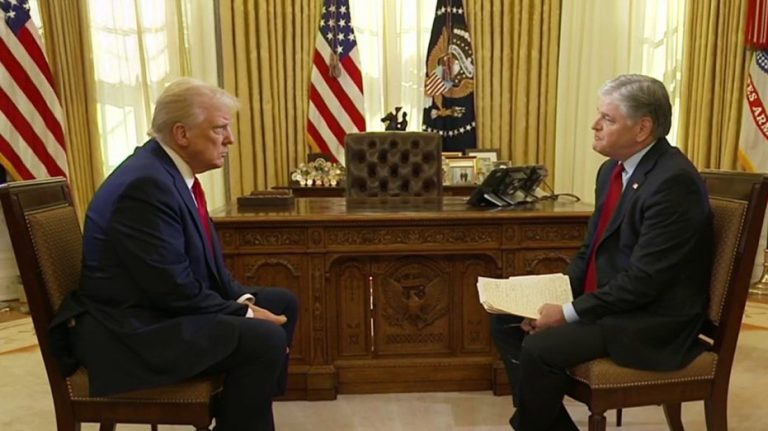 Trump reflects on return to White House after 4 years of Biden’s agenda: ‘Got there just in the nick of time’